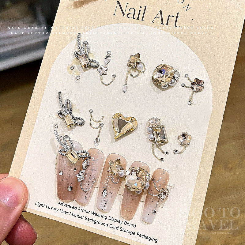 Nail Jewelry Set - Autumn Letter